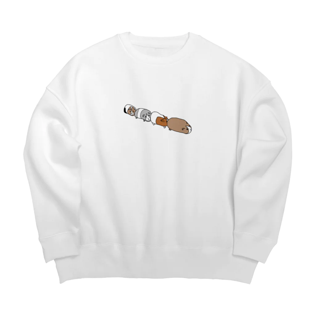 Yuki2222の渋滞モルモット Big Crew Neck Sweatshirt