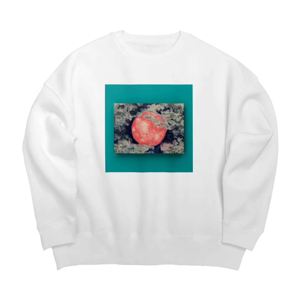 釉薬(ゆうやく)の空腹の月 Big Crew Neck Sweatshirt