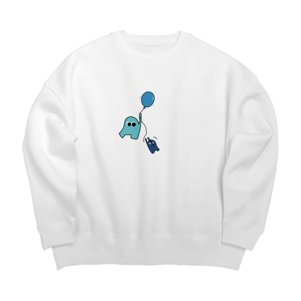 bozの未熟な弟くん Big Crew Neck Sweatshirt