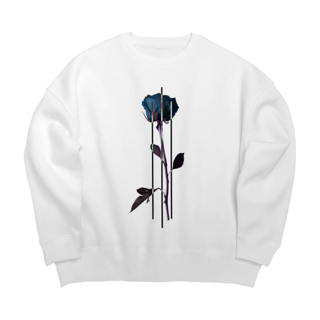 penoitrodのBlue rose Big Crew Neck Sweatshirt