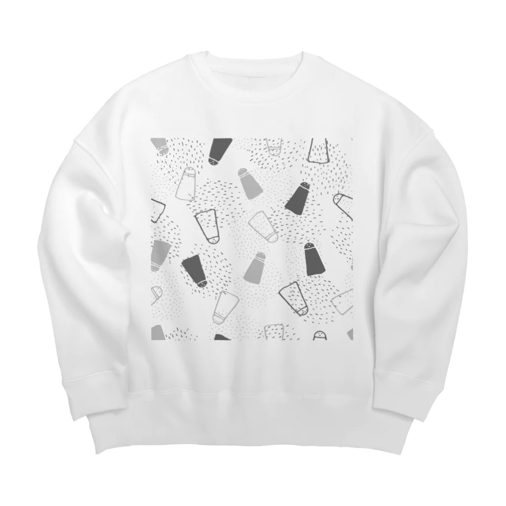 noribentouのごま塩ふりふり～・゜・゜ Big Crew Neck Sweatshirt