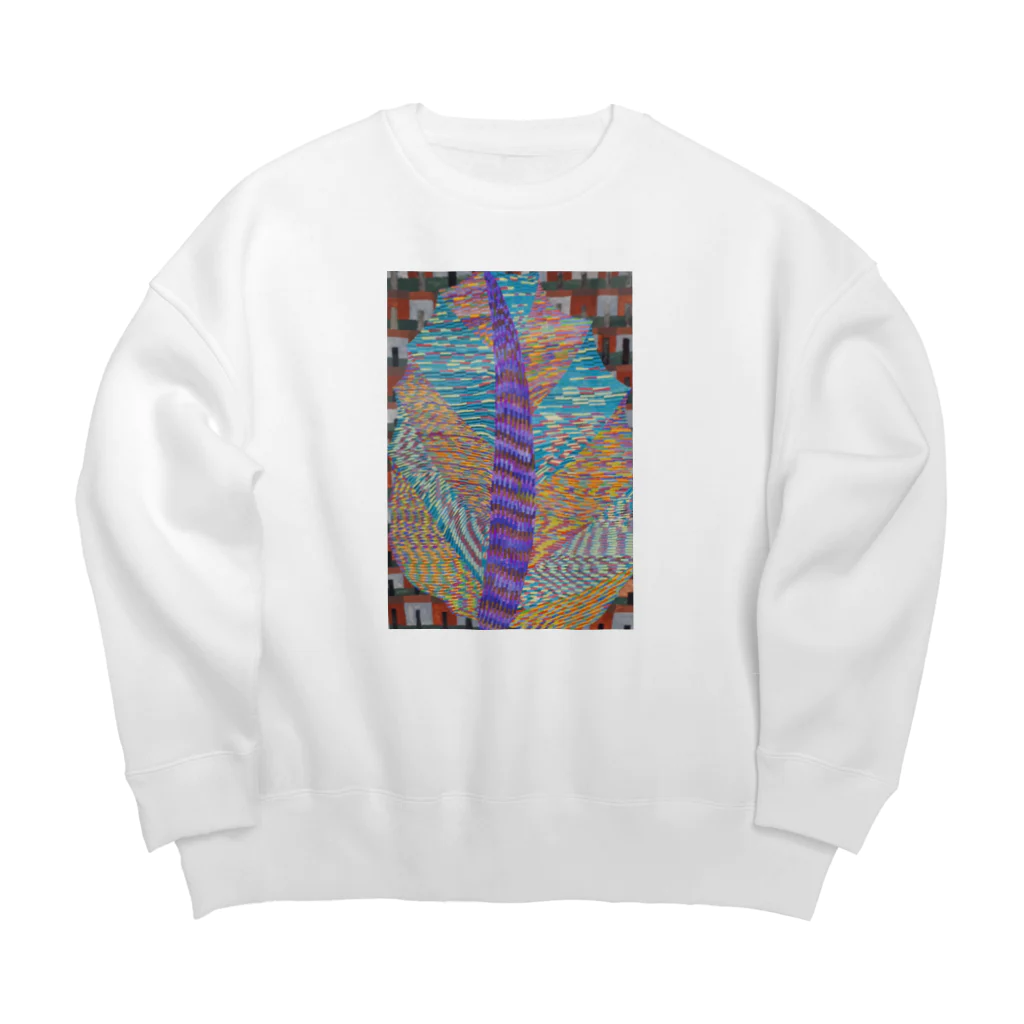 LeafCreateのミラクルリーフ彩葉 Big Crew Neck Sweatshirt