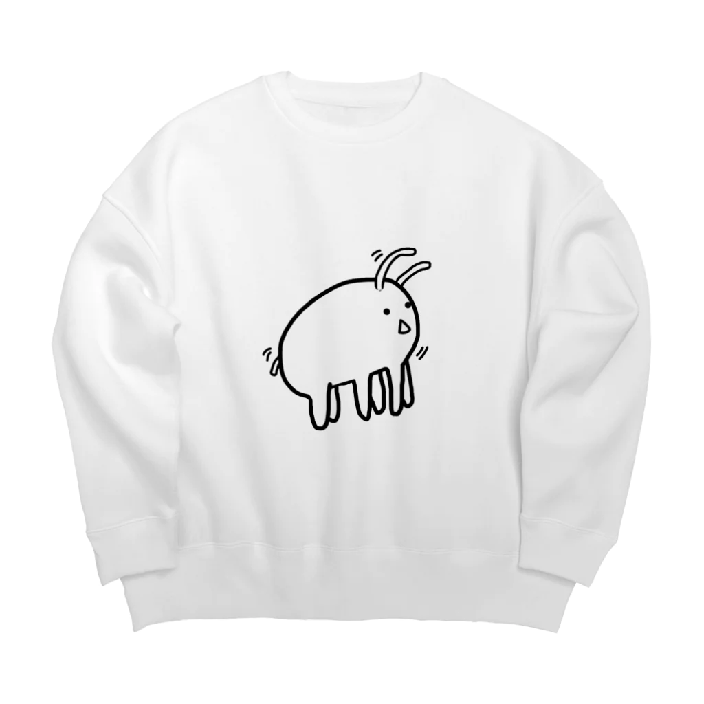 ぷるぷるさんのぷるぷるさん Big Crew Neck Sweatshirt