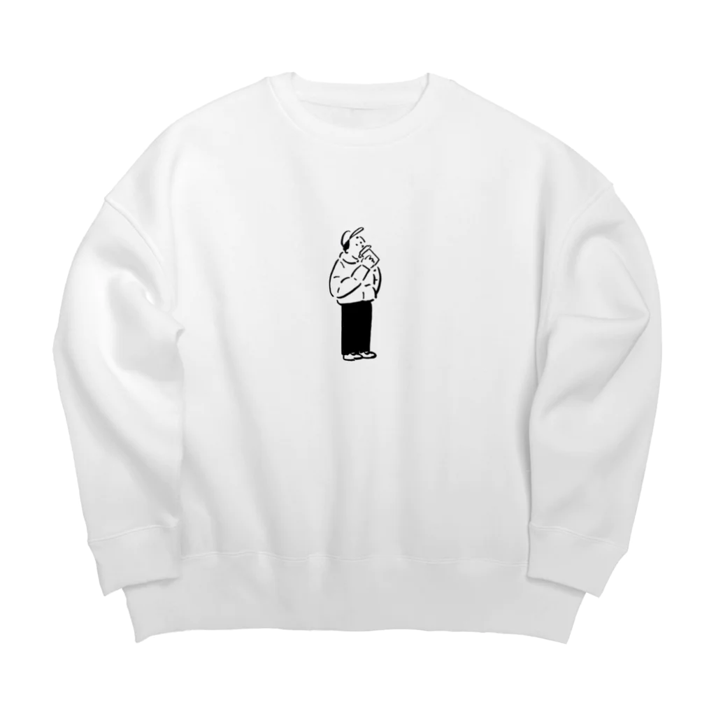 シティボーイになりたいボーイ/aogusuzukiのシティボーイになりたいボーイ Big Crew Neck Sweatshirt