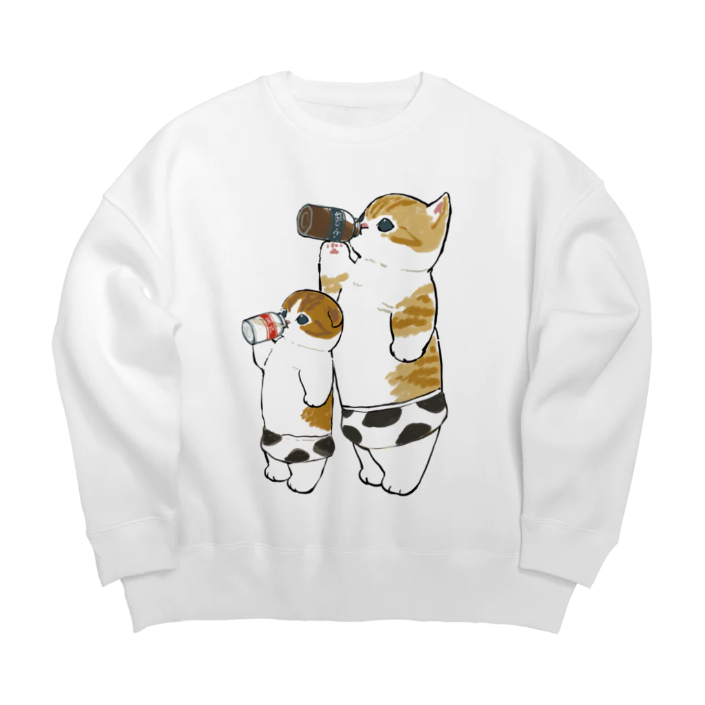 mofusandのMilkにゃん Big Crew Neck Sweatshirt