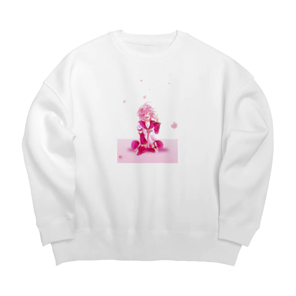 さやひよの宝箱の桜吹雪 Big Crew Neck Sweatshirt