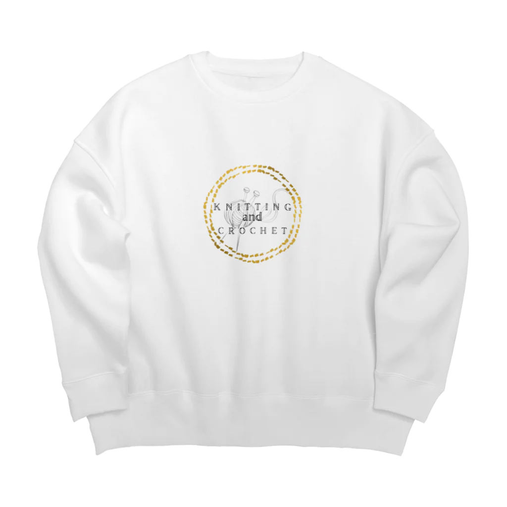 高梨あんなの編み物好き好きアピール Big Crew Neck Sweatshirt