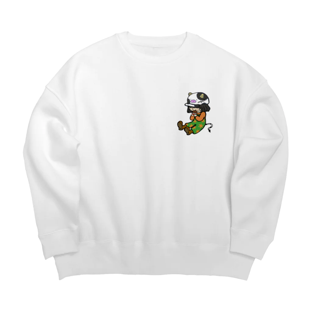 Amu_zoO Shopのもぐち .01 Big Crew Neck Sweatshirt