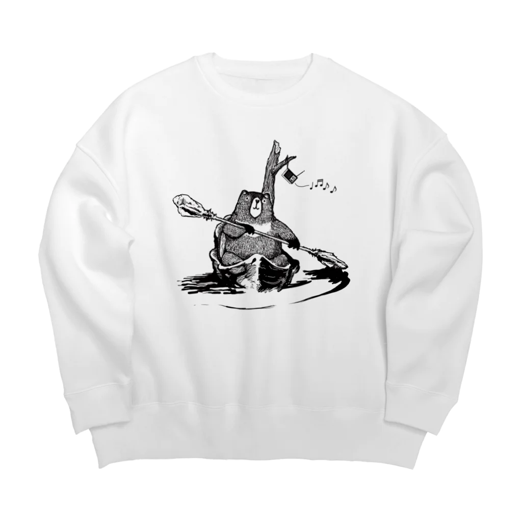 planetNITの川遊び Big Crew Neck Sweatshirt