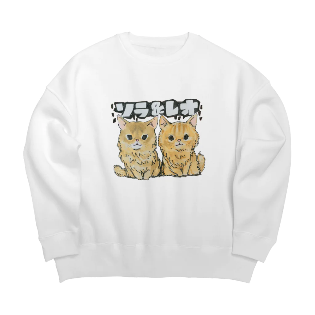 ICE BEANSのソラ&レオ Big Crew Neck Sweatshirt