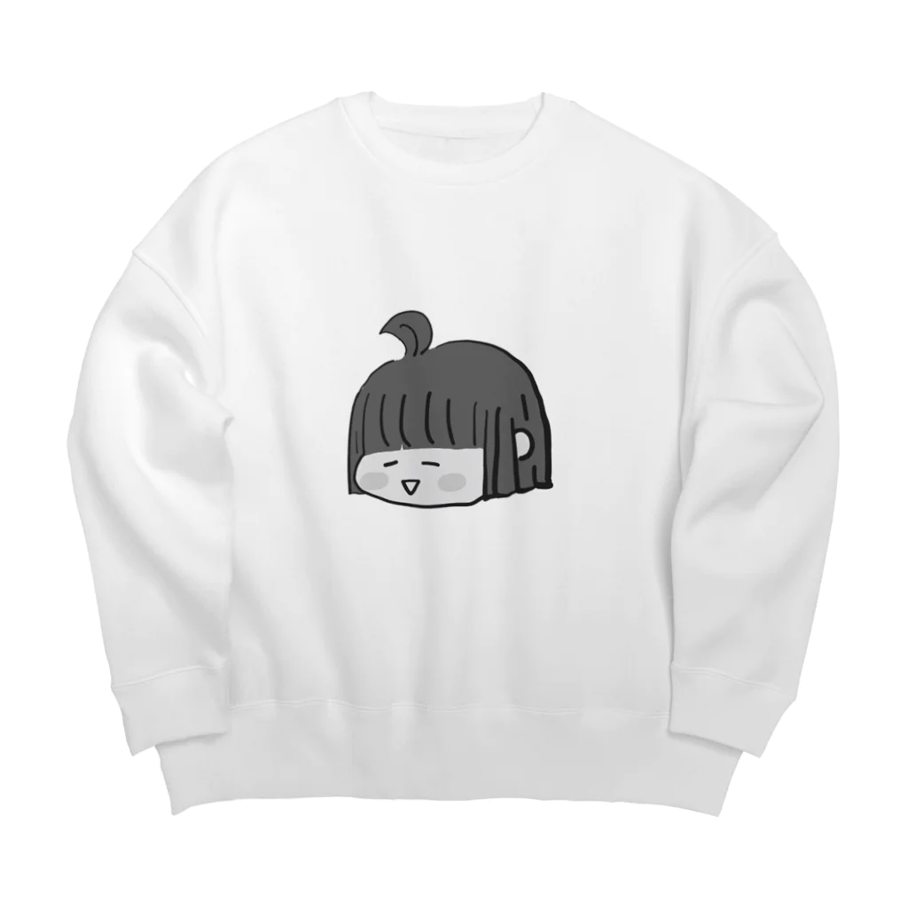 ニコニコちゃん！の少納言ちゃん Big Crew Neck Sweatshirt