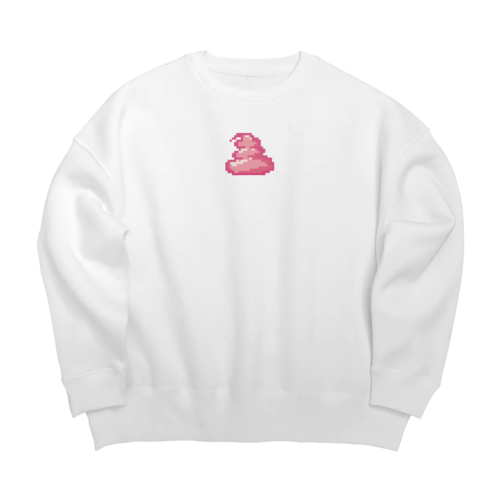 まりくそアンテナSHOPのうんこちゃん♀ Big Crew Neck Sweatshirt