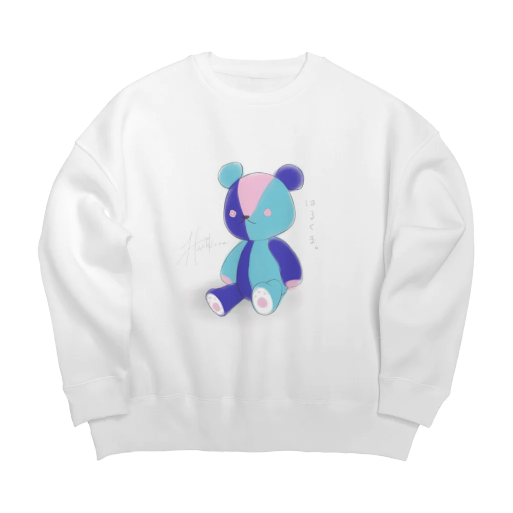 ℍ𝕒𝕣𝕦𝕜𝕚のはるくま Big Crew Neck Sweatshirt