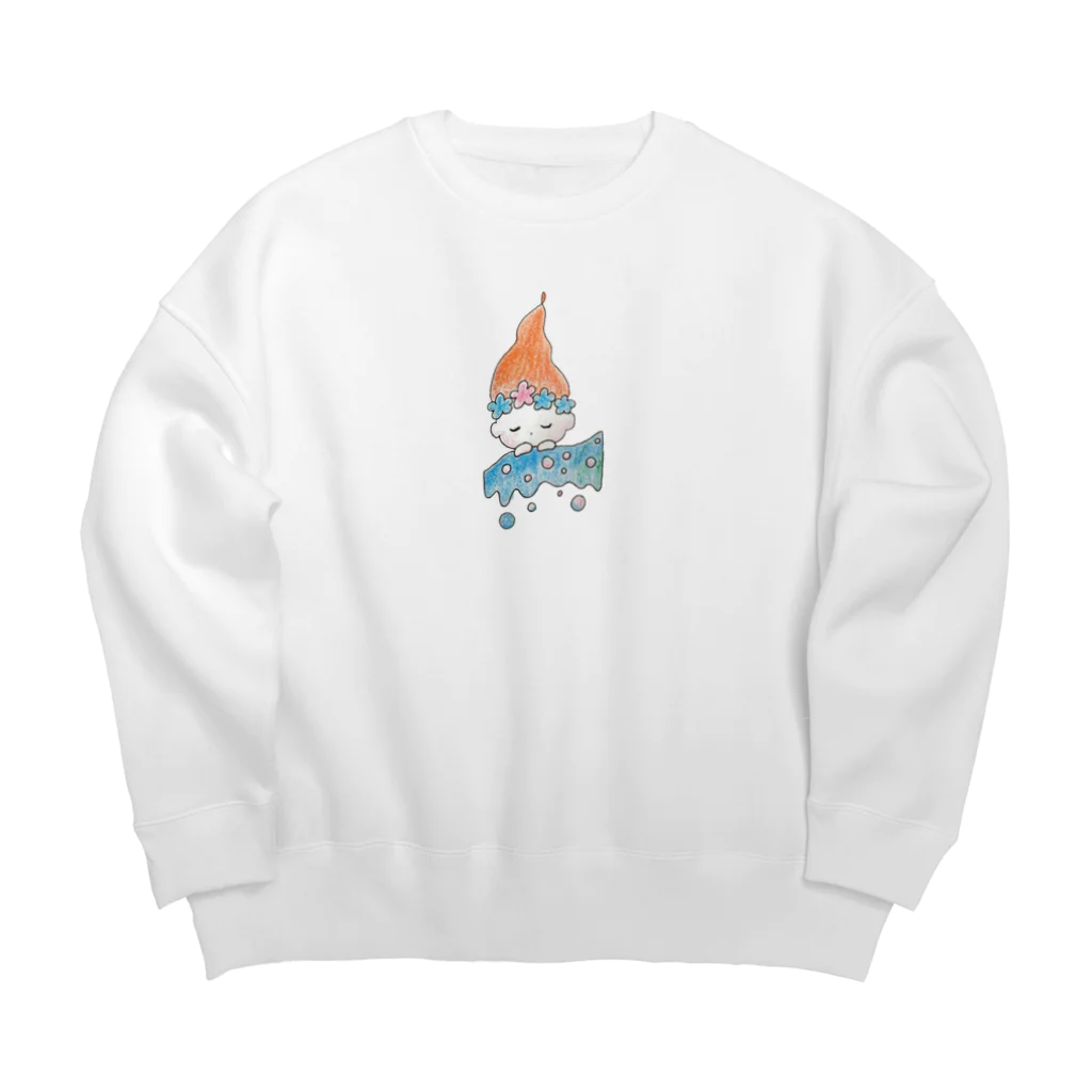 feee.co/フィー子(マーメイド)のおやすみ、夢みるマーメイド Big Crew Neck Sweatshirt