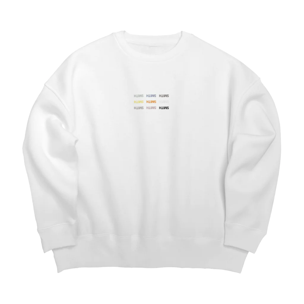 カズミスミスのカラフルSMITH Big Crew Neck Sweatshirt