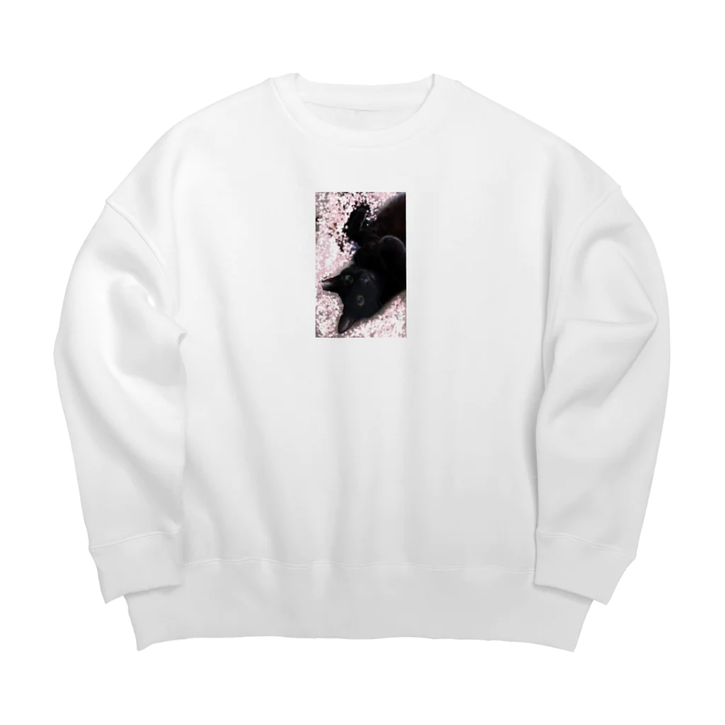 みーのお部屋 のツンデレ猫の息吹ちゃん Big Crew Neck Sweatshirt