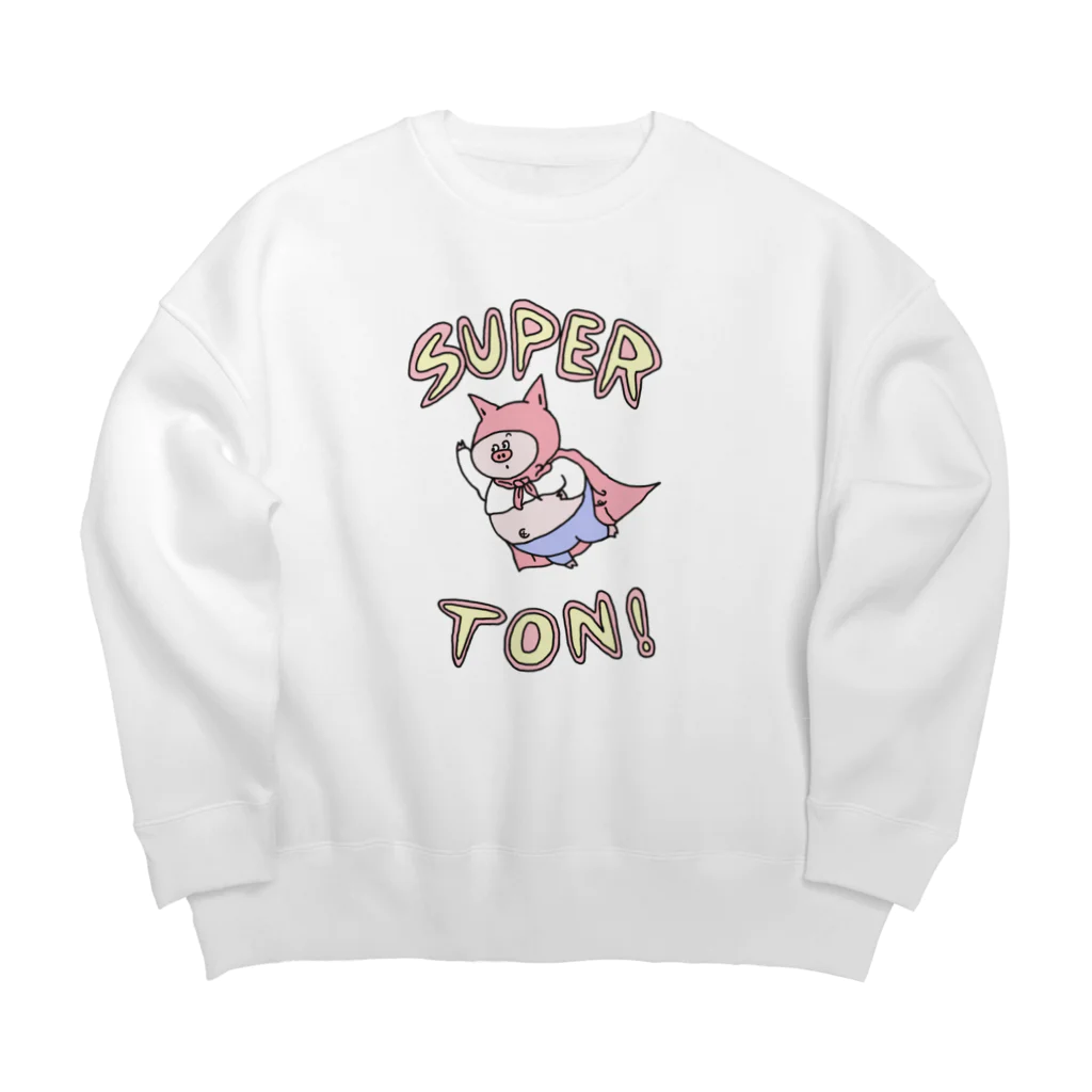 【Yuwiiの店】ゆぅぅぃーのSUPER★TON!! Big Crew Neck Sweatshirt