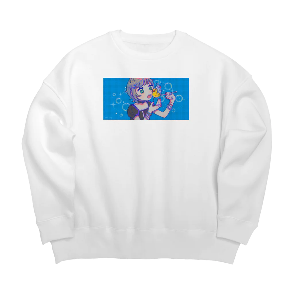 🥦の⚪️ Big Crew Neck Sweatshirt