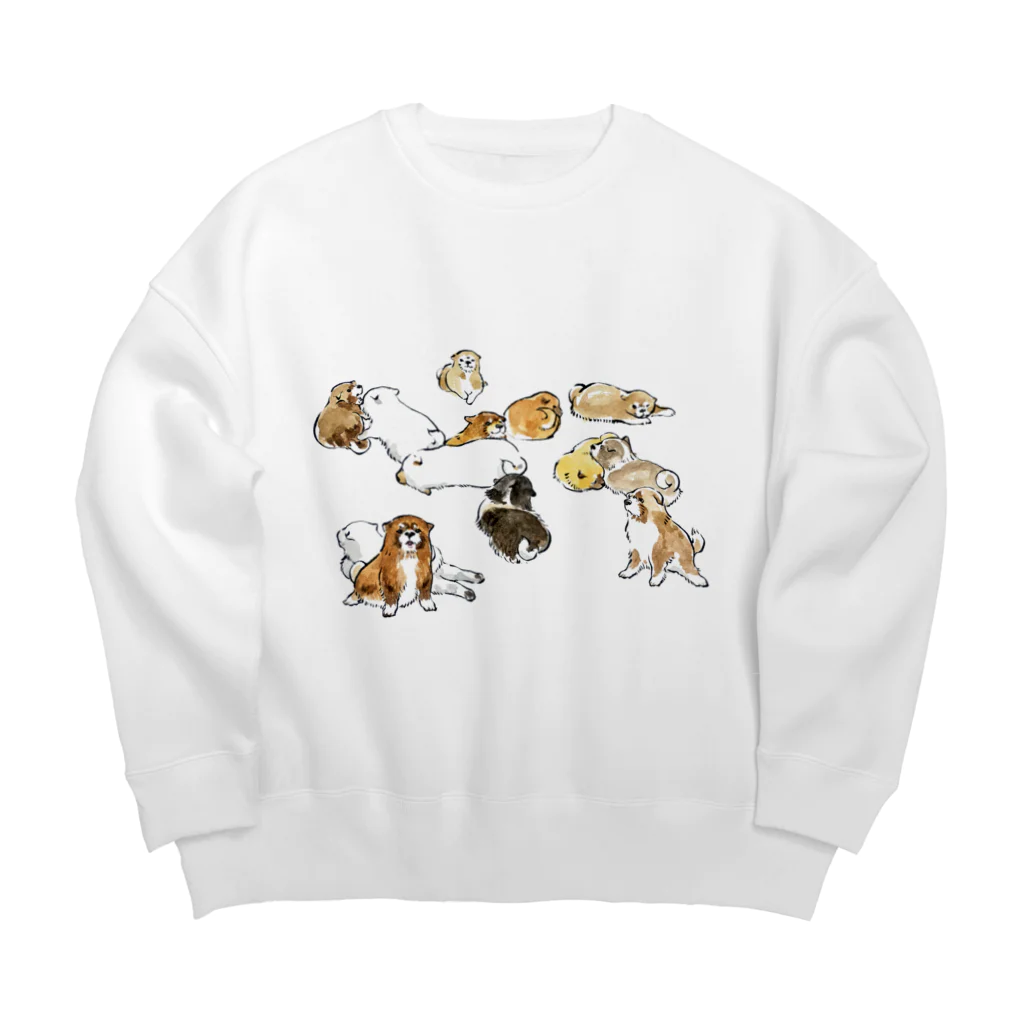 segasworksの仔犬 Big Crew Neck Sweatshirt