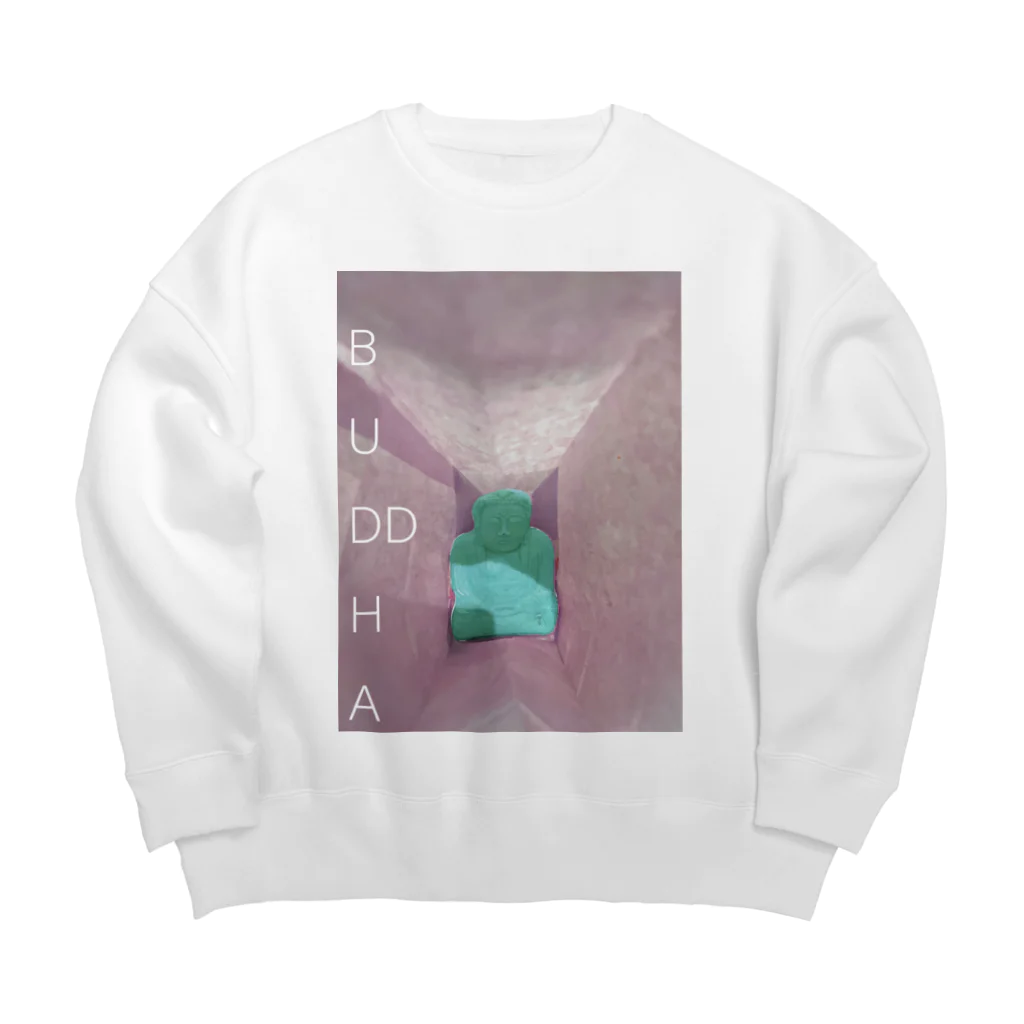 YTRのBUDDHA's Japanese sweets 2 Big Crew Neck Sweatshirt