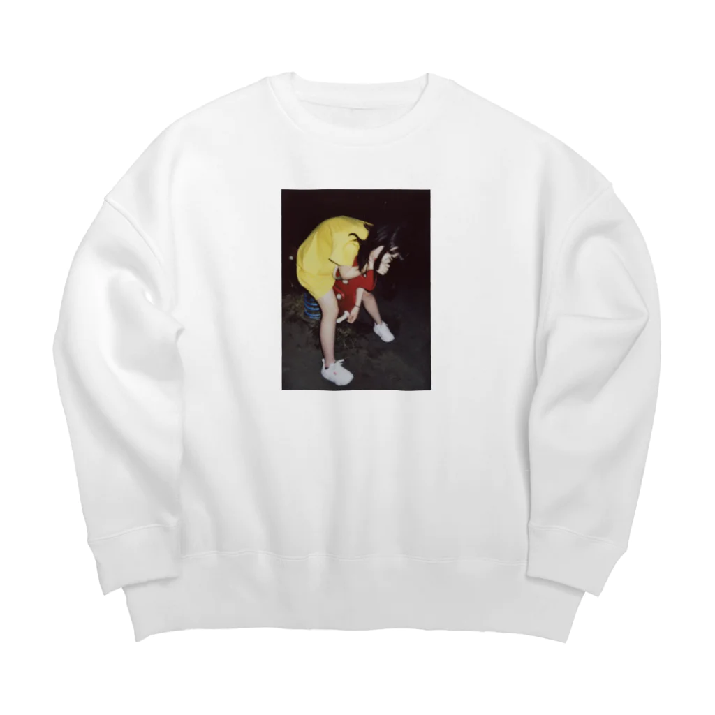 待ってる場所のBoring Big Crew Neck Sweatshirt