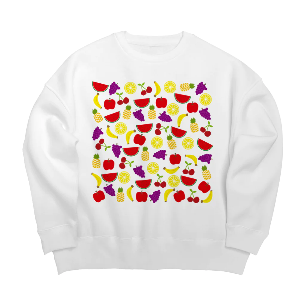 youmoreのあの子のフルーツ柄 Big Crew Neck Sweatshirt