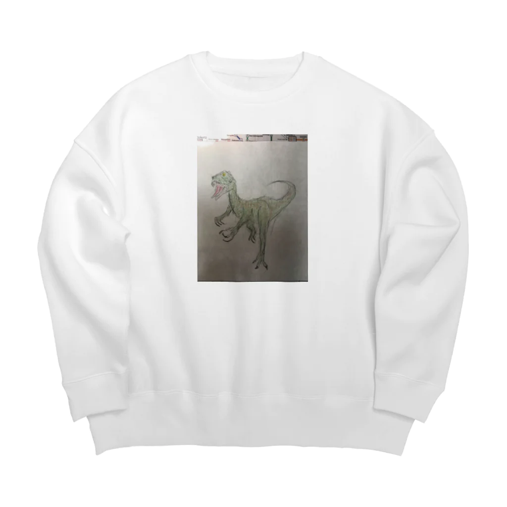 Yas😿🦖🕊の恐竜シリーズ Big Crew Neck Sweatshirt