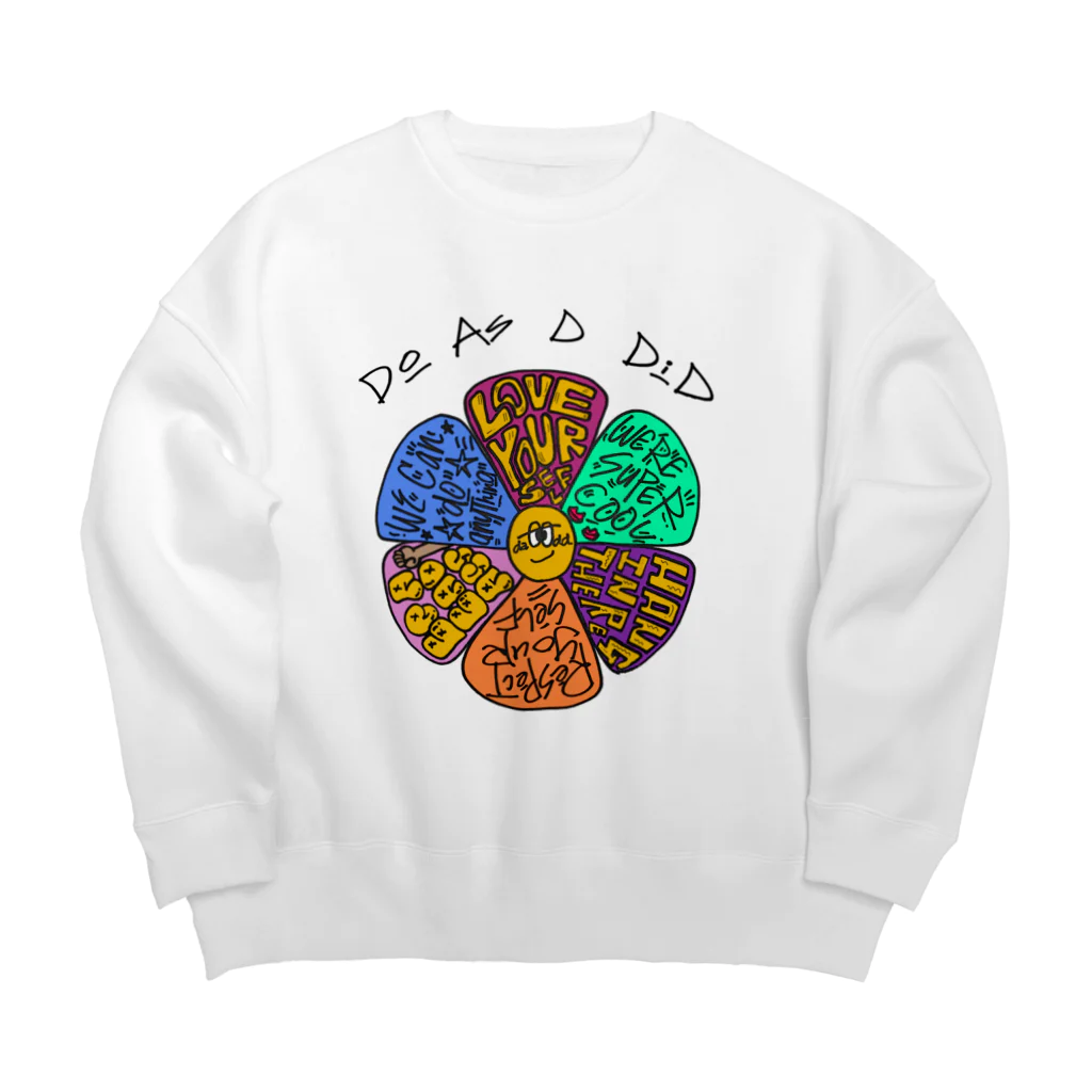 Do As D Did "Dadd."のFLOWER POWER SERIES Big Crew Neck Sweatshirt