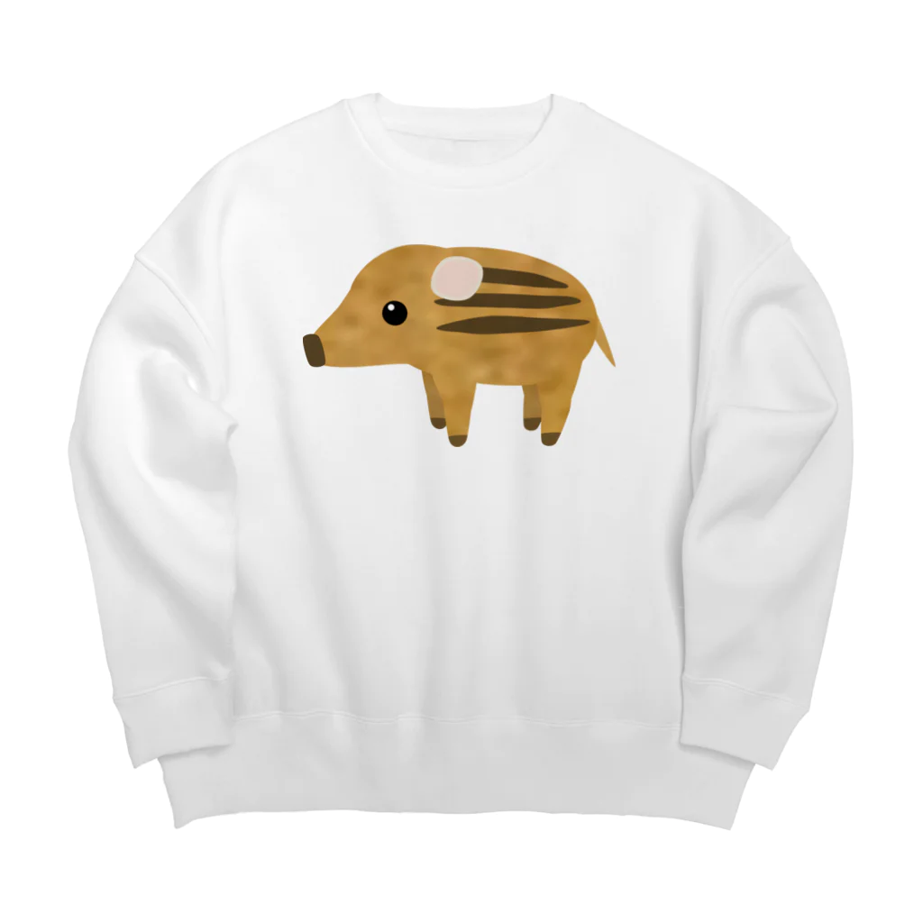 cotton-berry-pancakeのうり坊 Big Crew Neck Sweatshirt