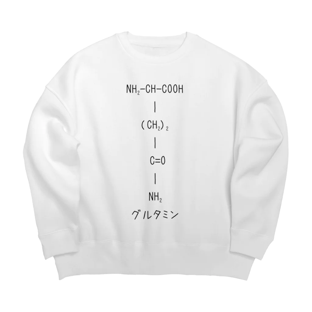 理系女子大生のグルタミン Big Crew Neck Sweatshirt