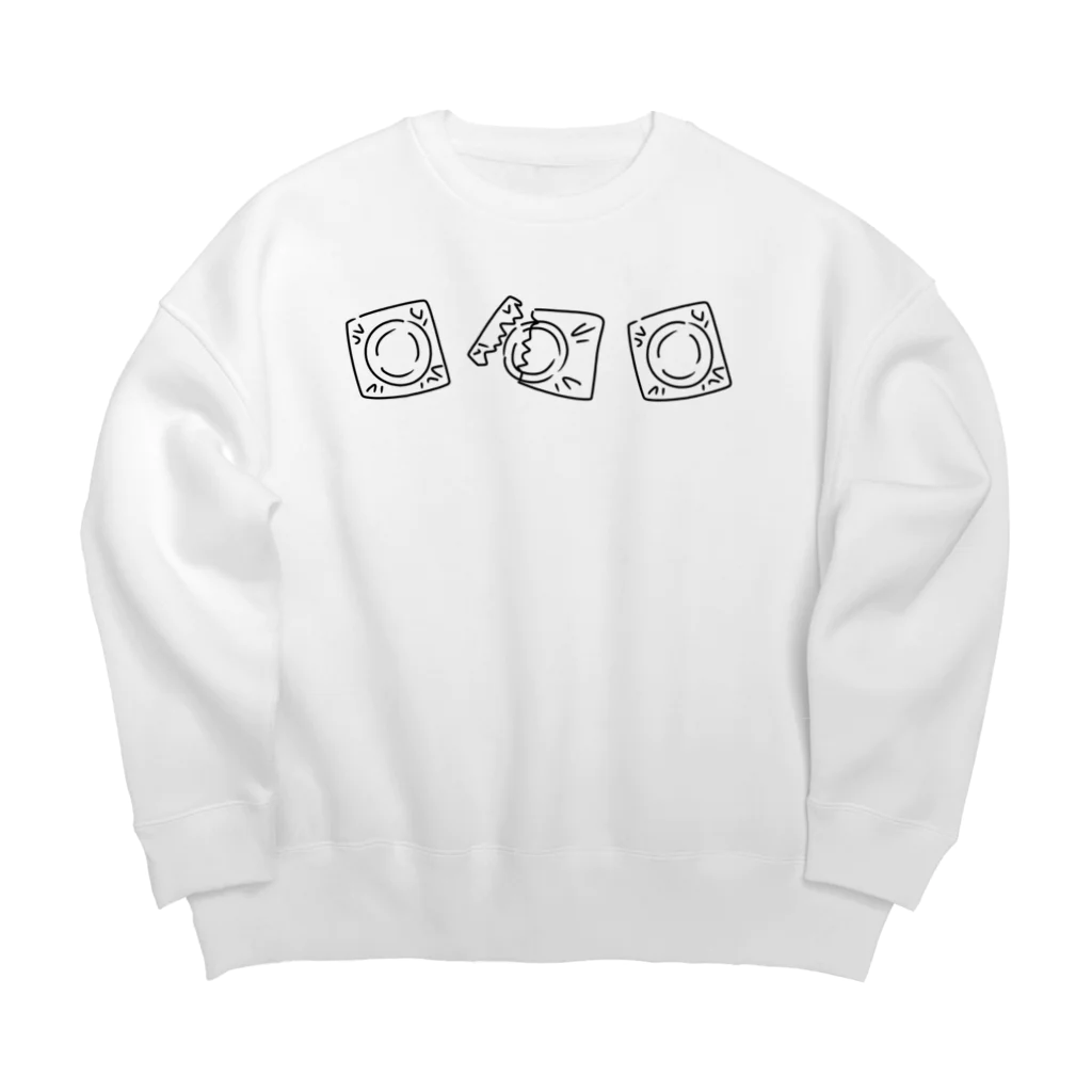 きょうは、なにをきようか。のコンドーム Big Crew Neck Sweatshirt