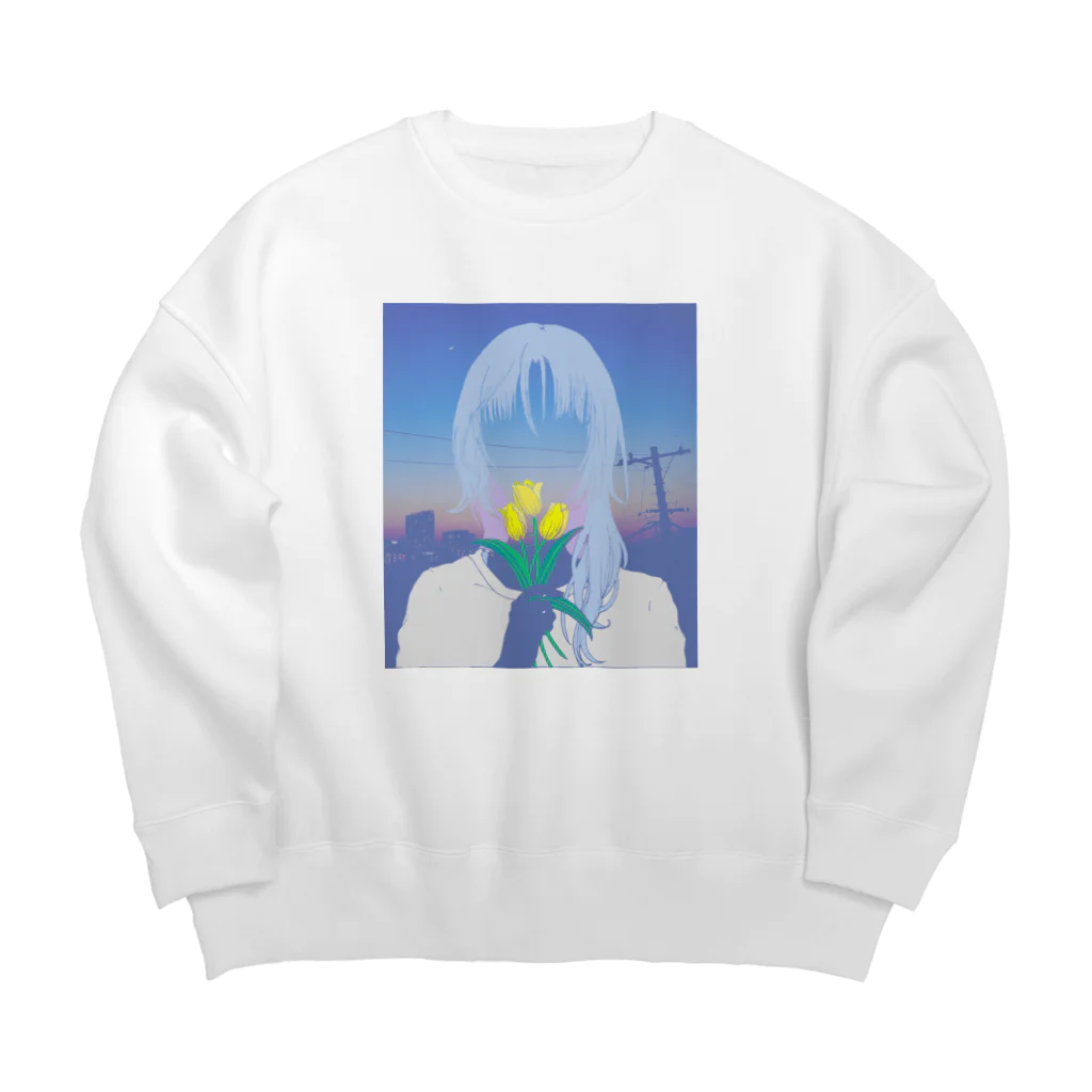 coloring daysの黄昏2 Big Crew Neck Sweatshirt