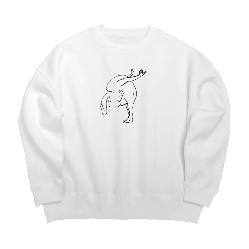 コルクの象鼻人 Big Crew Neck Sweatshirt