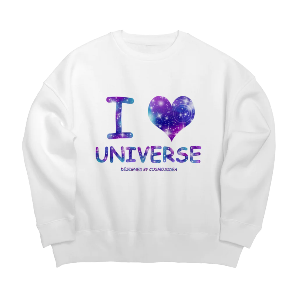 COSMOSIDEAのI♥UNIVERSE ビッグシルエットスウェット