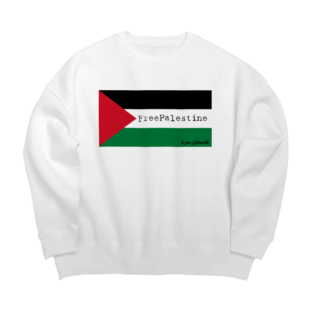 YOKOのFreePalestine Big Crew Neck Sweatshirt