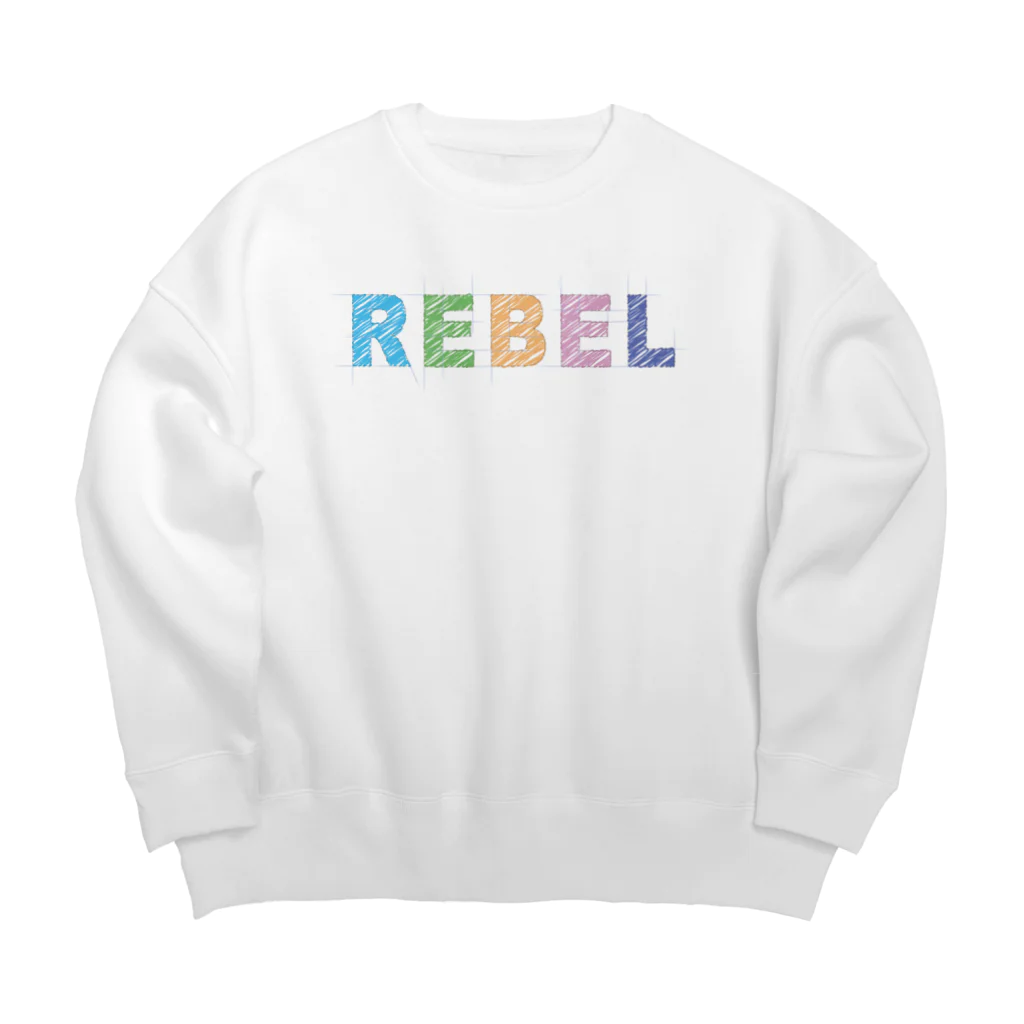 GALACTIC REBELのREBEL PASTEL 01 ビッグシルエットスウェット