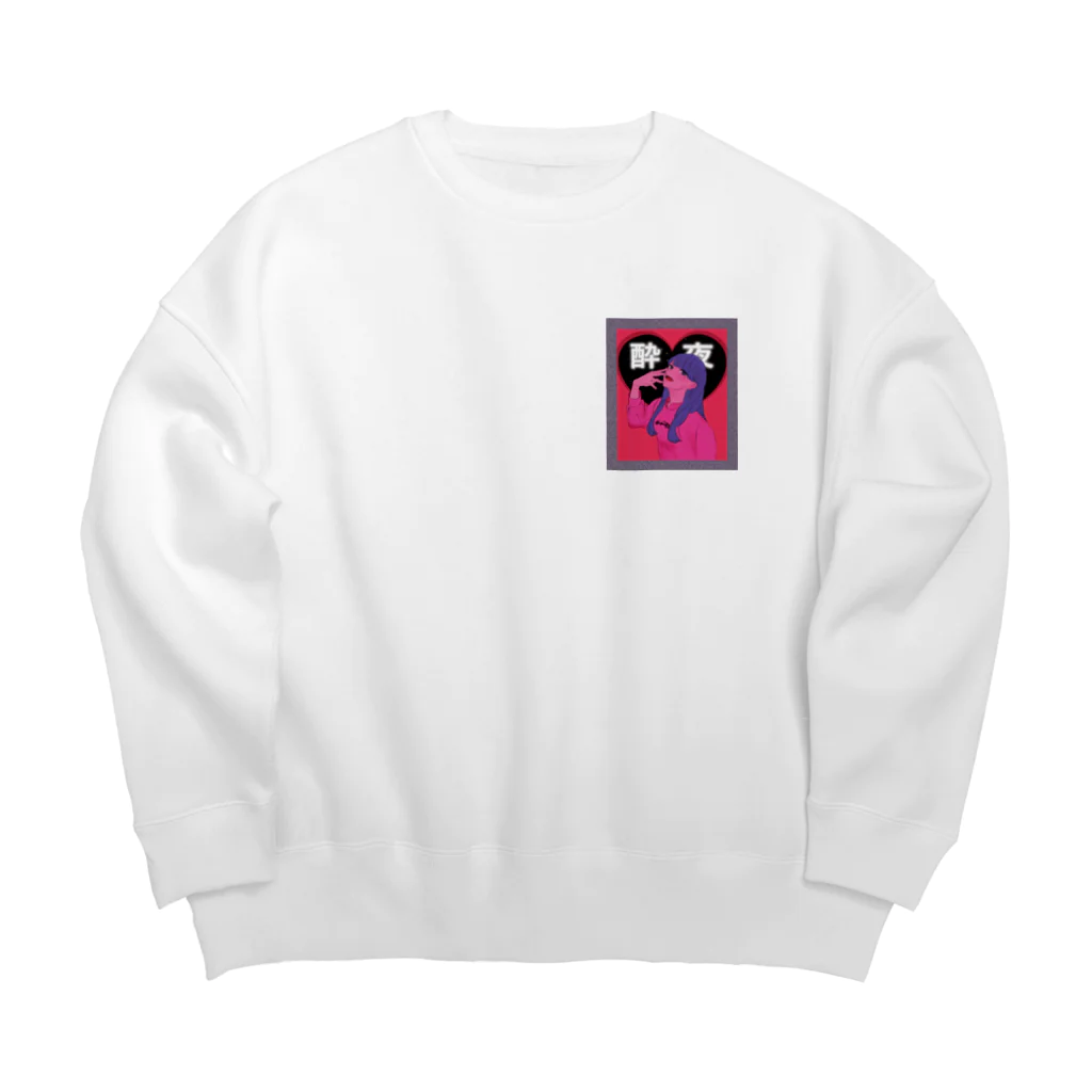 イロニカのヨイヨルアパレル Big Crew Neck Sweatshirt