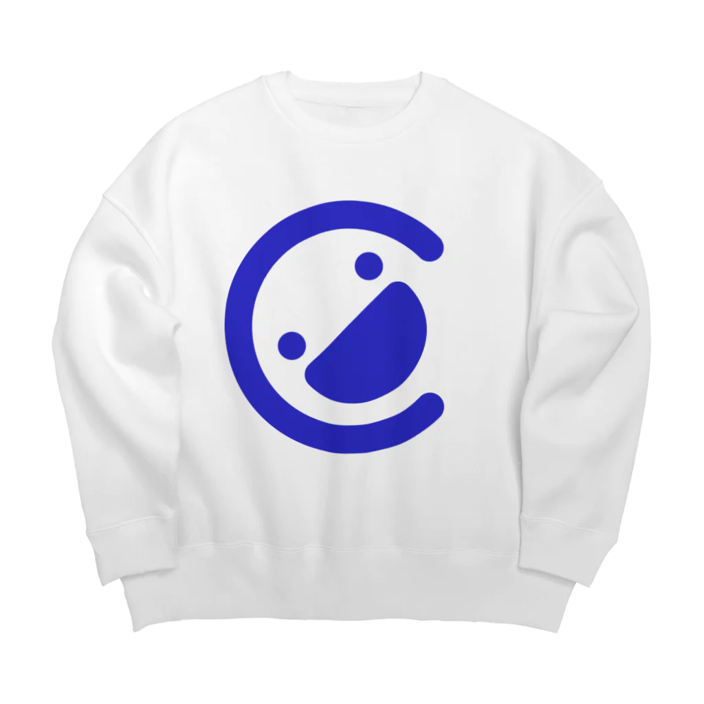 エクスペリメンタルのあおにこ☻ Big Crew Neck Sweatshirt