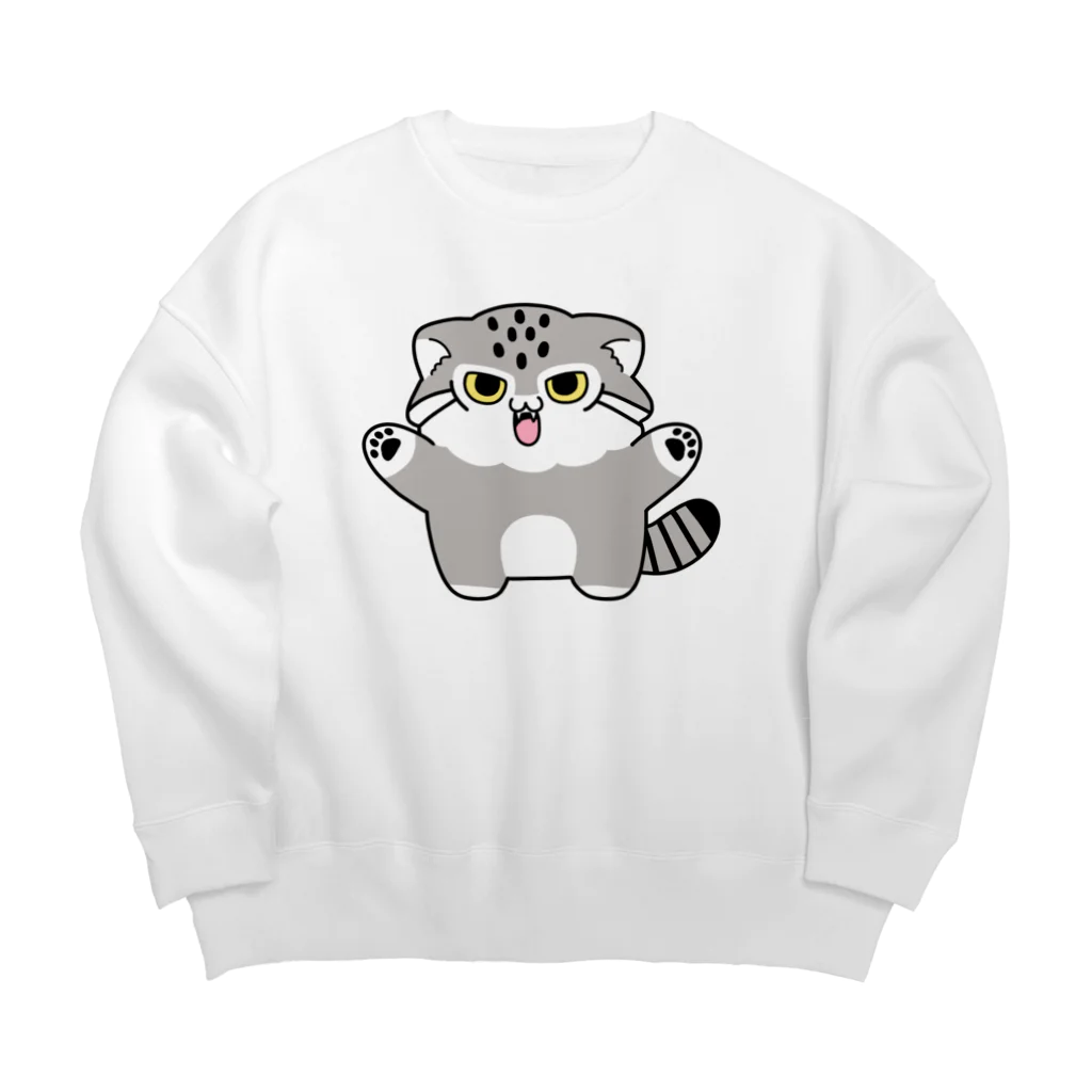 多喜のマヌルちゃんギャオー Big Crew Neck Sweatshirt