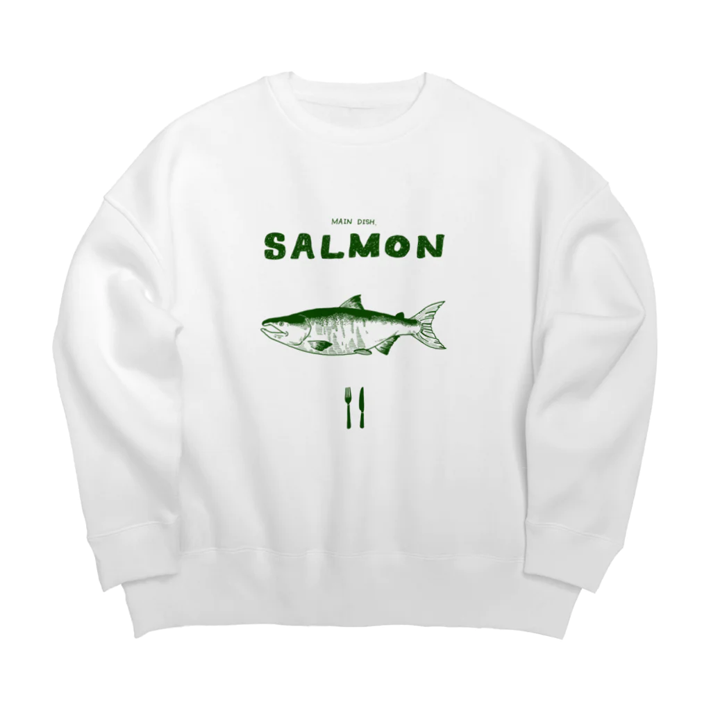 HINO DESIGN のSALMON MAIN DISH. Big Crew Neck Sweatshirt