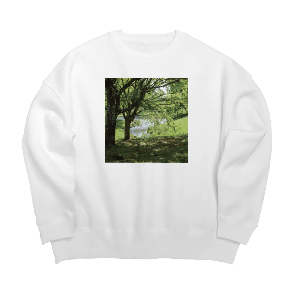 akane_art（茜音工房）の癒しの風景（樹木） Big Crew Neck Sweatshirt