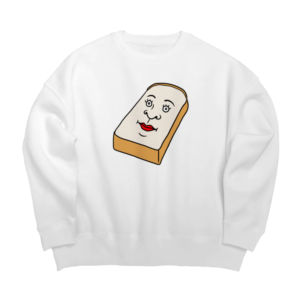 ホビヲノエのお店のかっこいい二枚目の食パン Big Crew Neck Sweatshirt
