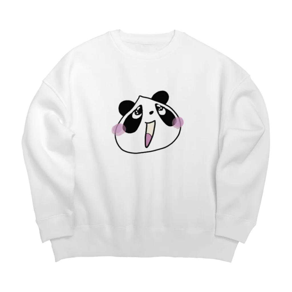 ORIちゃんのパンダパンダうるうる Big Crew Neck Sweatshirt