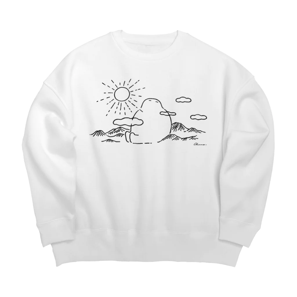 大浜綾子のひなたぼっこ　だいだらぼっち Big Crew Neck Sweatshirt