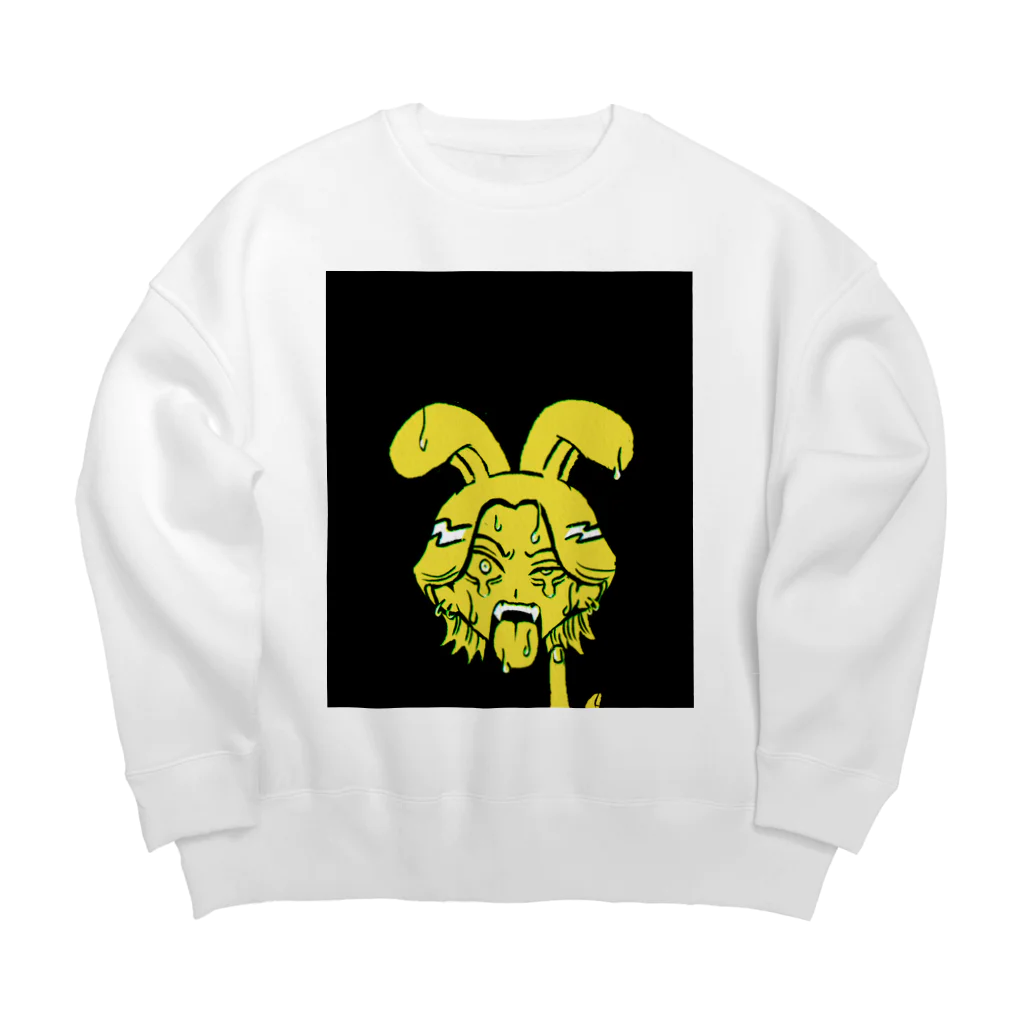 おつかれ帝国のバニーはなきむし（いえろー） Big Crew Neck Sweatshirt