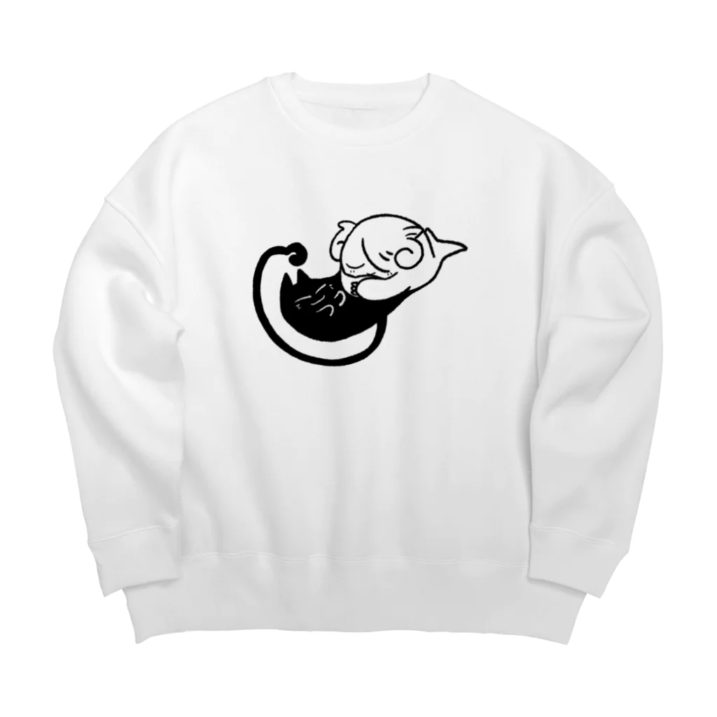 眠る通販のなかよしよしよしT Big Crew Neck Sweatshirt