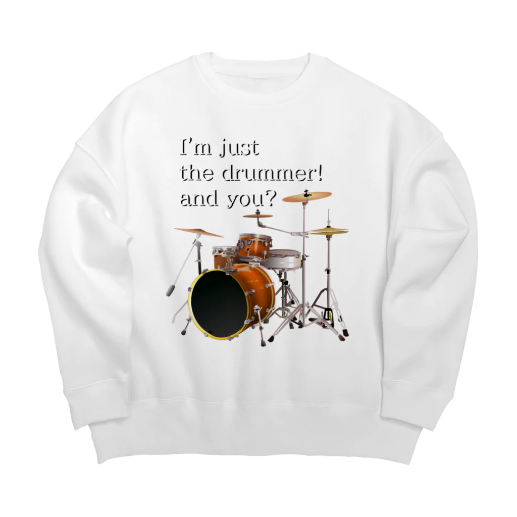 『NG （Niche・Gate）』ニッチゲート-- IN SUZURIのI'm just the drummer! and you? DW h.t. Big Crew Neck Sweatshirt