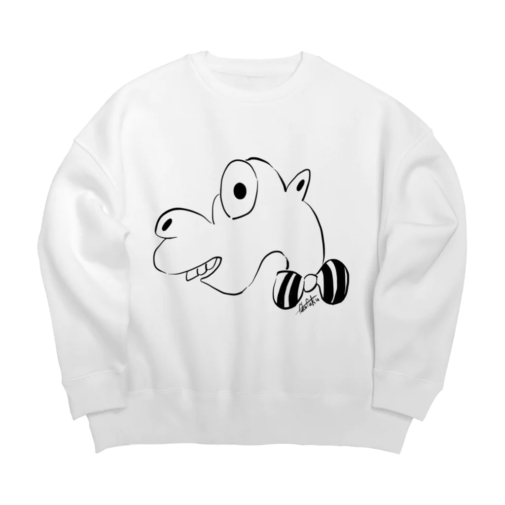 ふくふく商店のアッキーちゃん Big Crew Neck Sweatshirt