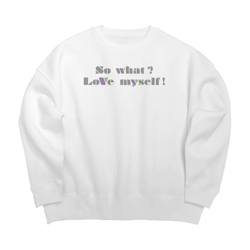 tety　BTSのso what? Big Crew Neck Sweatshirt