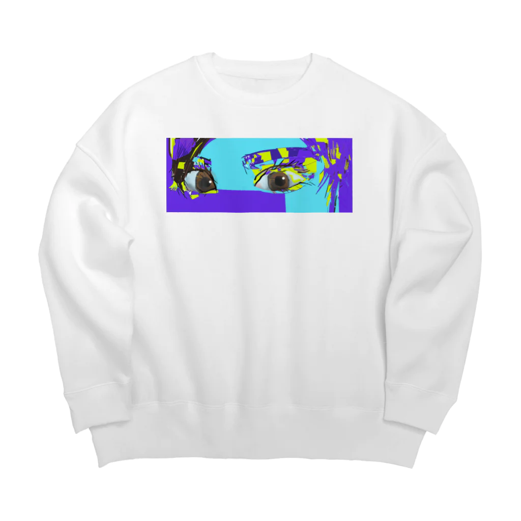 らぶかんすのめとめ Big Crew Neck Sweatshirt